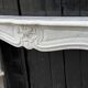 Louis XV style fireplace in Carrara marble circa 1980