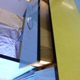 Buffet en formica jaune et bleu