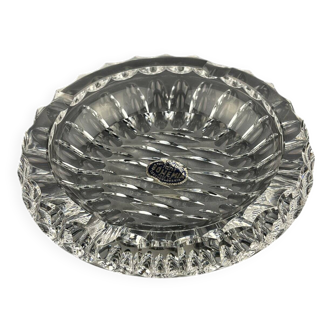 Vintage Bohemian glass ashtray by Bohemia Crystal, 1970s