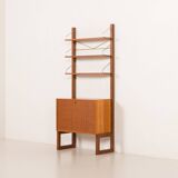 Poul Cadovius free standing wall unit for Cado, 1960s