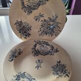 2 hollow plates Terre de fer