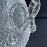 Baccarat, St. Louis - Broc with ice reserve (1) - Art Nouveau - Frosted crystal