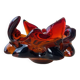 Fiery amber Murano centerpiece