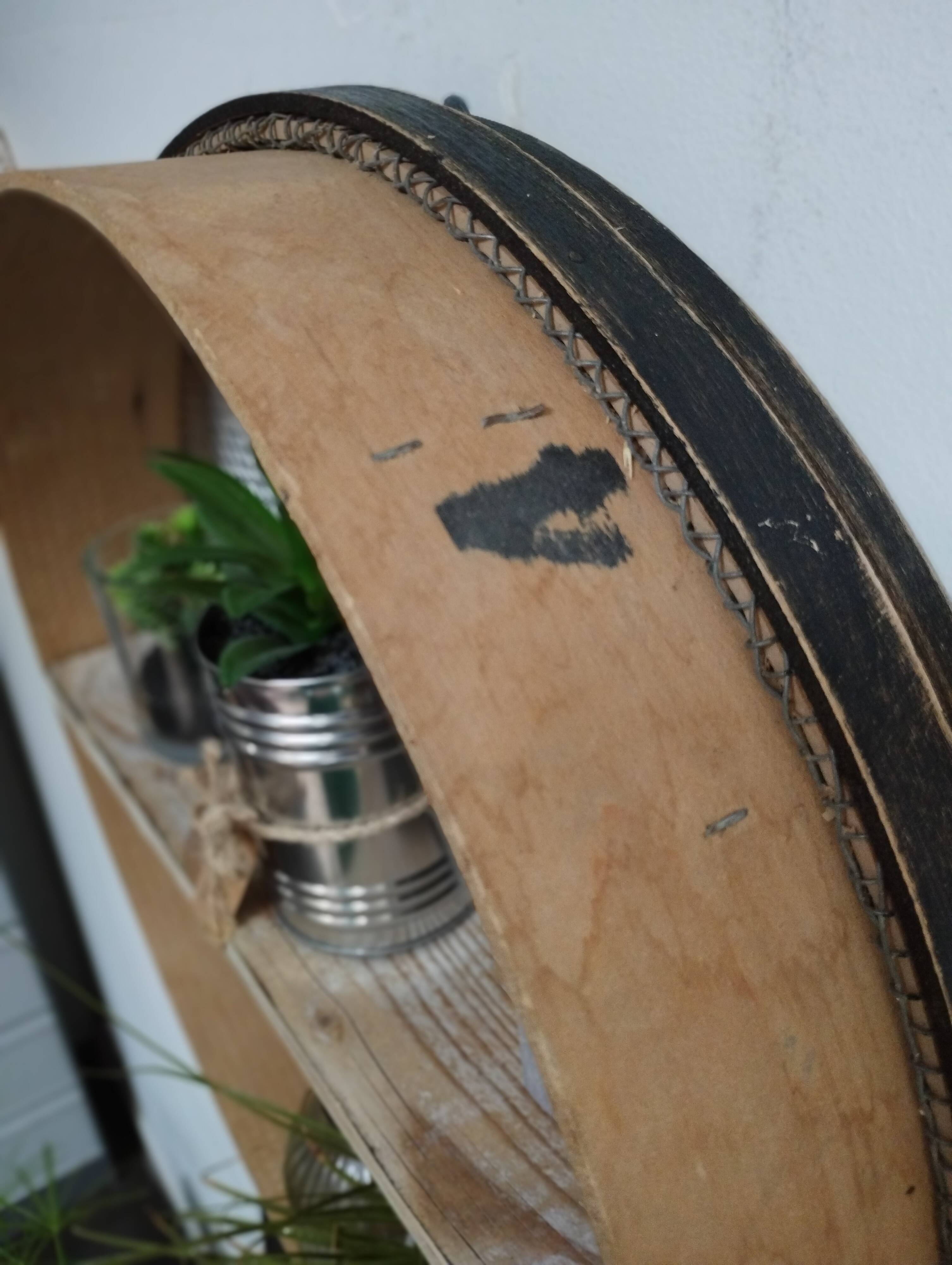 Tamis Vintage- Etagère Murale