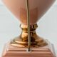 Pair of Salmon Pink Ceramic Table Lamps by Louis Drimmer, New Lampshades