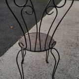 Bent metal chair