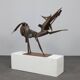 Iron horse sculpture by Raphael Saintenoy, Europe 1960s