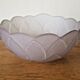 french vintage artichoke style glass replacement shade with scalloped edge