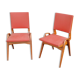 Pair of chairs by Maurice Pré, 1950