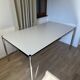 USM Haller desk in pearl grey laminate