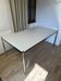 USM Haller desk in pearl grey laminate