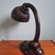 Brown Bakelite desk lamp, Eric Kirkman Cole, 1930s