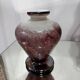 Blown glass round vase, signed Jean-Claude Novaro.