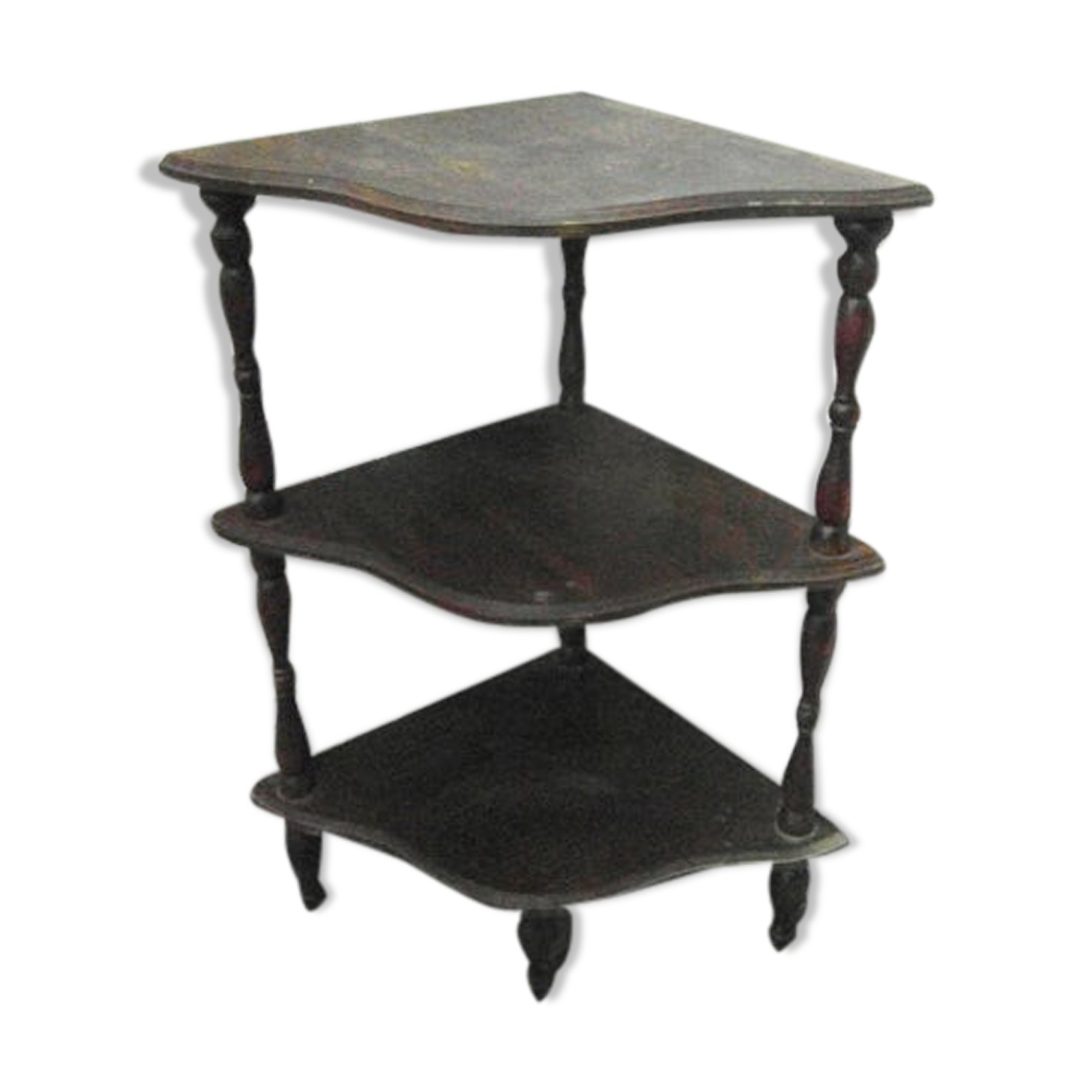 Wooden corner shelf, vintage