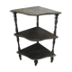 Étagère d'angle en bois vintage