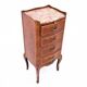 Petite commode ancienne à plateau en marbre, France, vers 1930