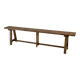 Antique farmhouse bench in solid wood – 19th century