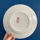 Années 1900 Service 6 assiettes platevintage terre de fer rouge rose Prima vaisselle ancienne manufacture St Amand