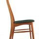 Suite de 6 chaises Niels Koefoed 'Eva' - design danois en teck - vintage