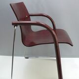 Set of 4 Thonet S 320 stackable chairs, 1980s