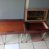 Pair of 60s bedside tables