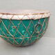 Tambour "Nagara" indien en métal