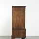Large antique English oak double chest of drawers from the 18th century