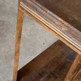 Console Art Déco en chêne – époque 1920-1930