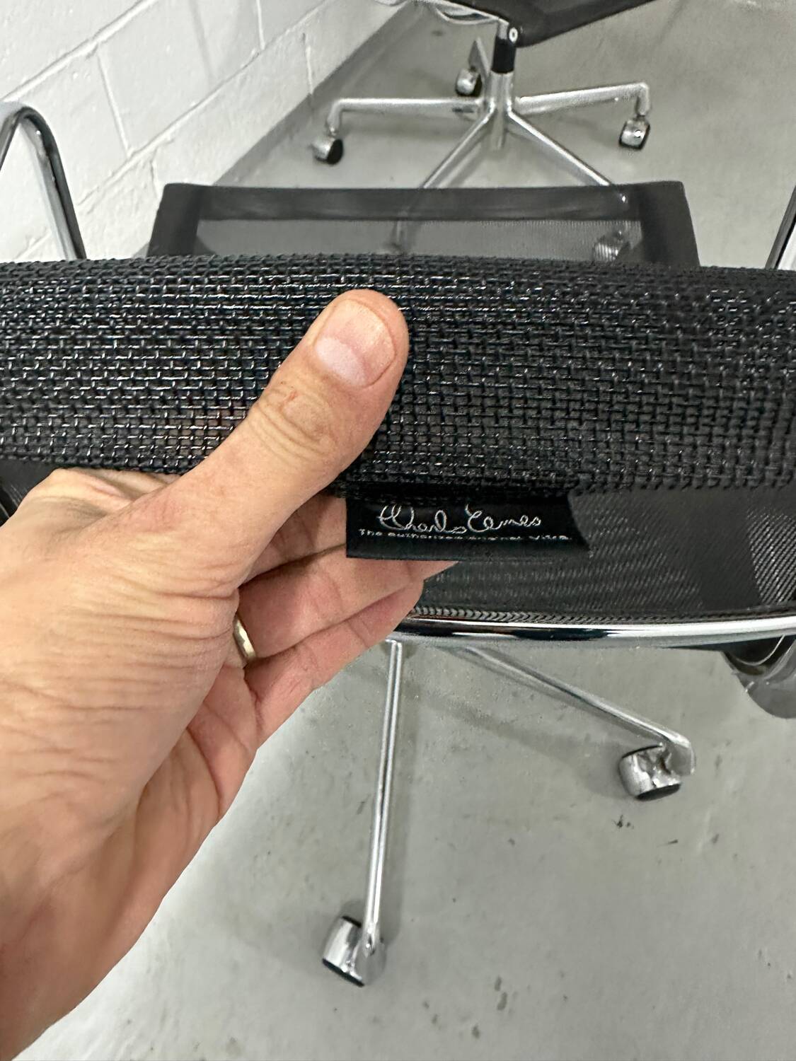 Office chair Eames Aluminum chair vitra