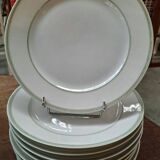 10 Pillivuyt porcelain dessert plates