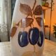 Vase signed "Ely" – Art Deco / Art Nouveau style – 30 cm