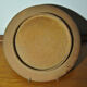 Set of 3 dishes 19th century terracotta painting 1895 boat lily lily swan