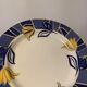 Blue ceramic plates