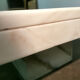 White marble square coffee table, Italy 1970s