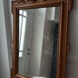 Miroir en bois et stuc doré 19ème