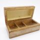 Florentine wooden stamp box, vintage Italy