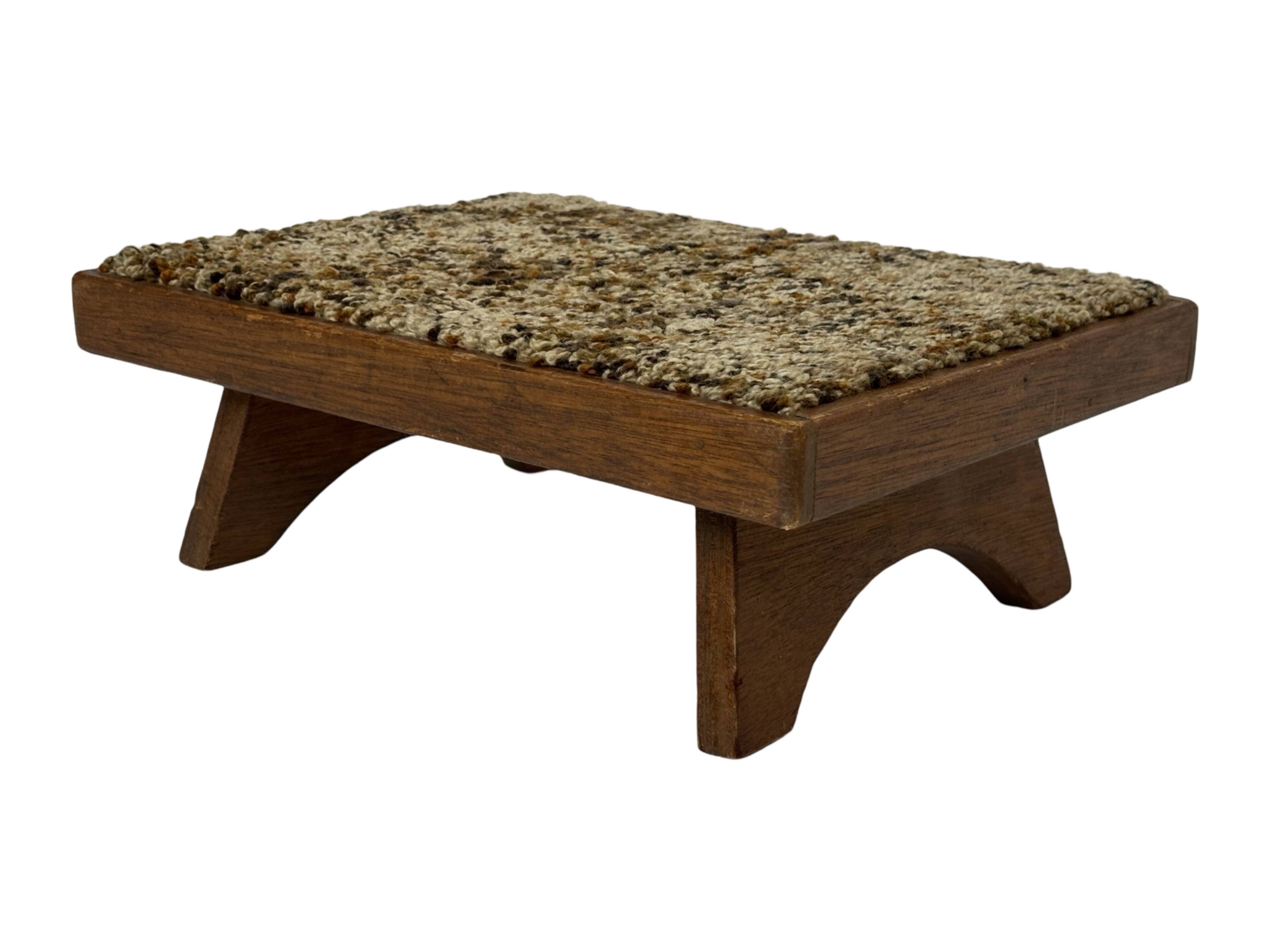 Vintage footstool 60's minimal stool low model