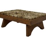 Vintage footstool 60's minimal stool low model