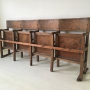 Chairs of foldable and industrial cinema by Luterma Estonia 1940s