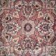 Handmade silk cashmere rug 282×186cm