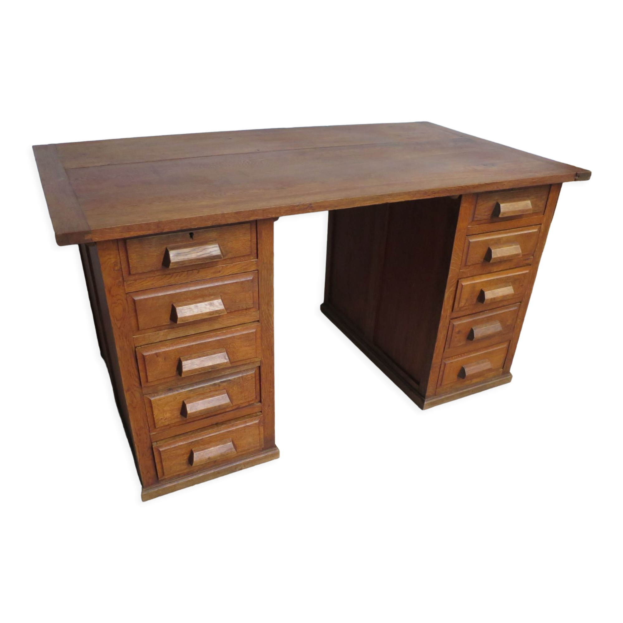Former 1950s oak desk