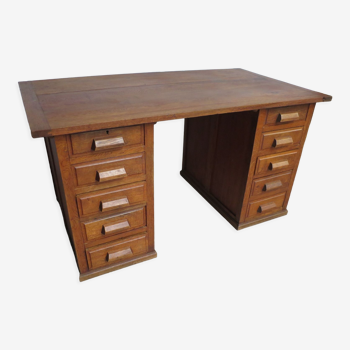 Former 1950s oak desk