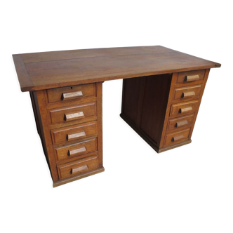 Former 1950s oak desk