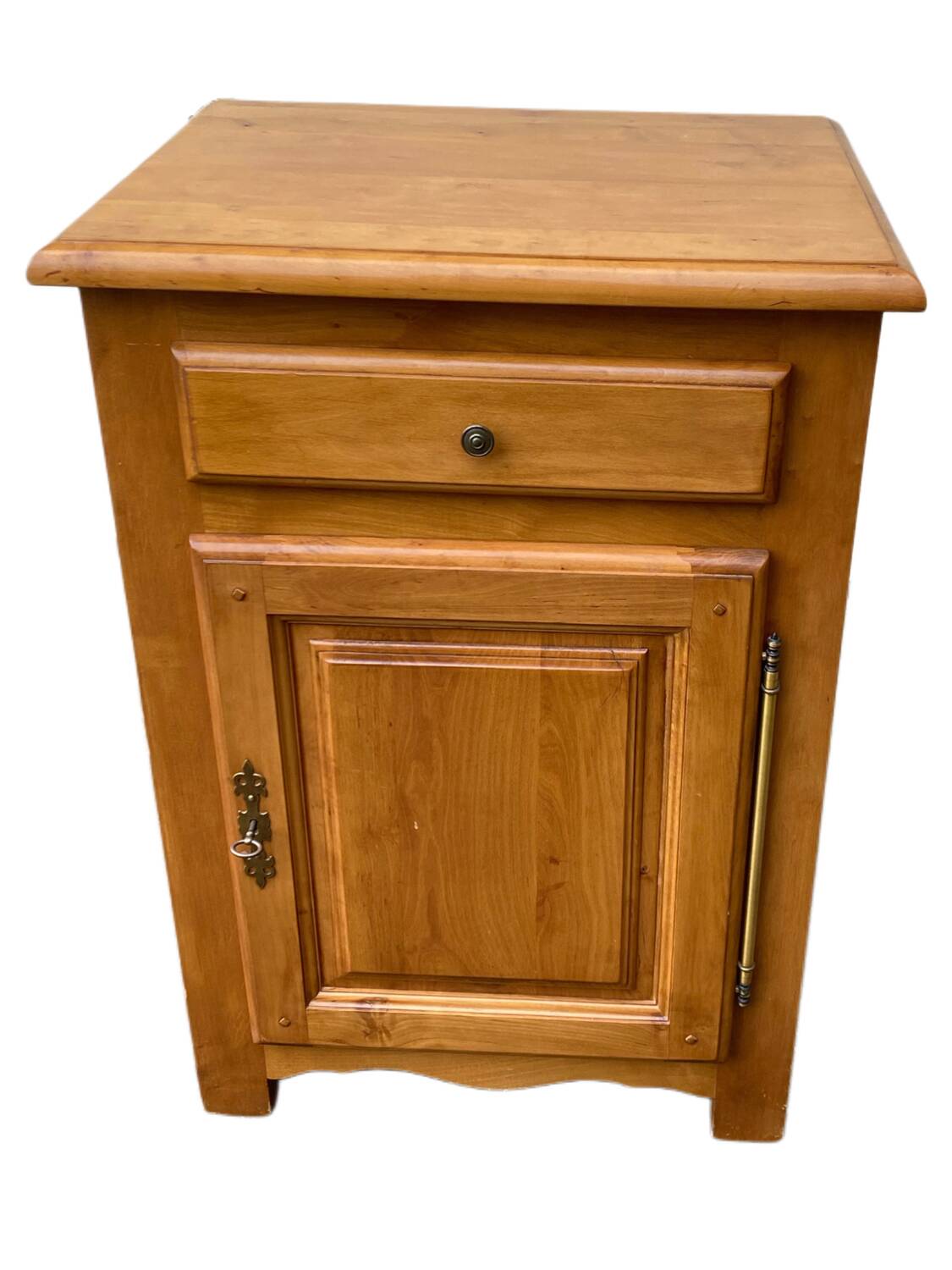 Oak storage cabinet
