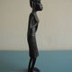 old wooden statuette african art ethnic vintage African wooden statue