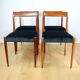 German Lübke vintage black chairs - 4 pieces - great set