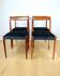 German Lübke vintage black chairs - 4 pieces - great set