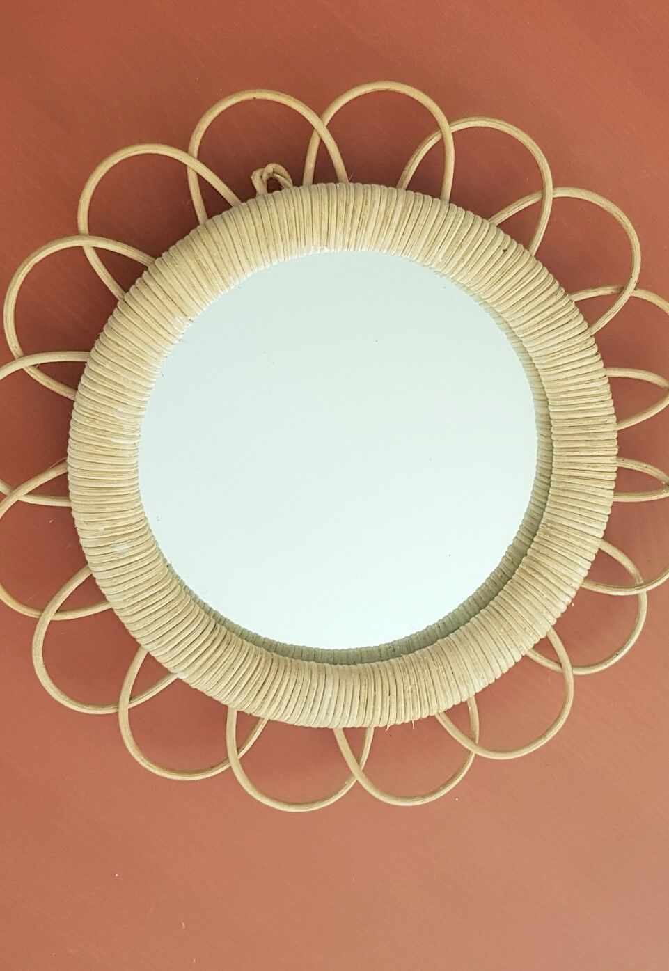 Mirror sun rattan