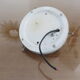 Ceiling lamp in opaline and lacquered metal 60s 70s