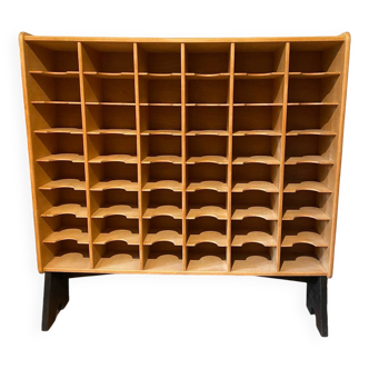 Meuble de métier à casier 48 compartiment vintage Scandinave